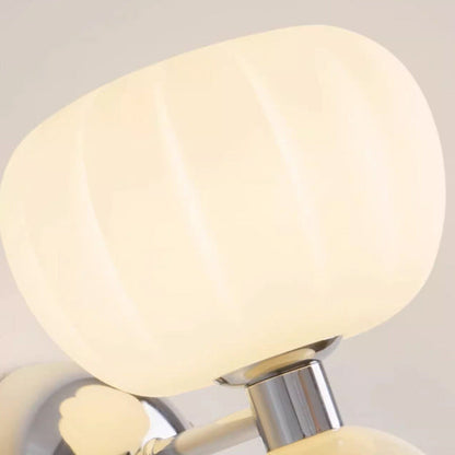 Creative Oval Iron Plastic 2-Light Wall Sconce Lamp