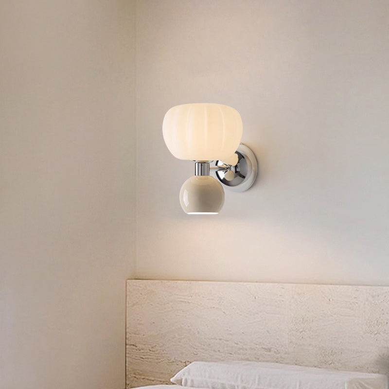 Creative Oval Iron Plastic 2-Light Wall Sconce Lamp