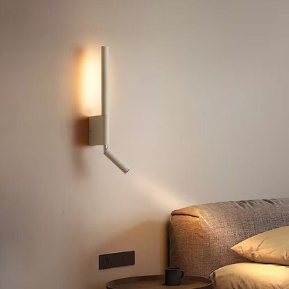 Scandinavian Column Aluminum Plastic LED Wall Sconce Lamp