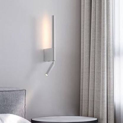 Scandinavian Column Aluminum Plastic LED Wall Sconce Lamp