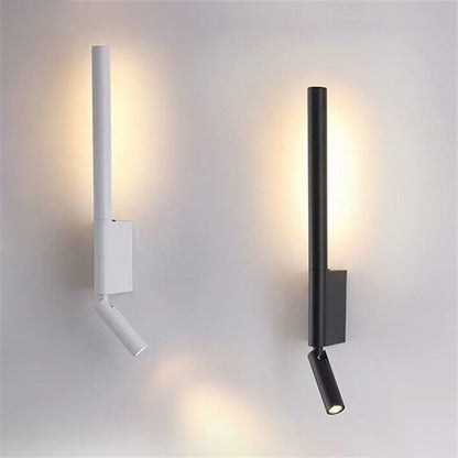 Scandinavian Column Aluminum Plastic LED Wall Sconce Lamp