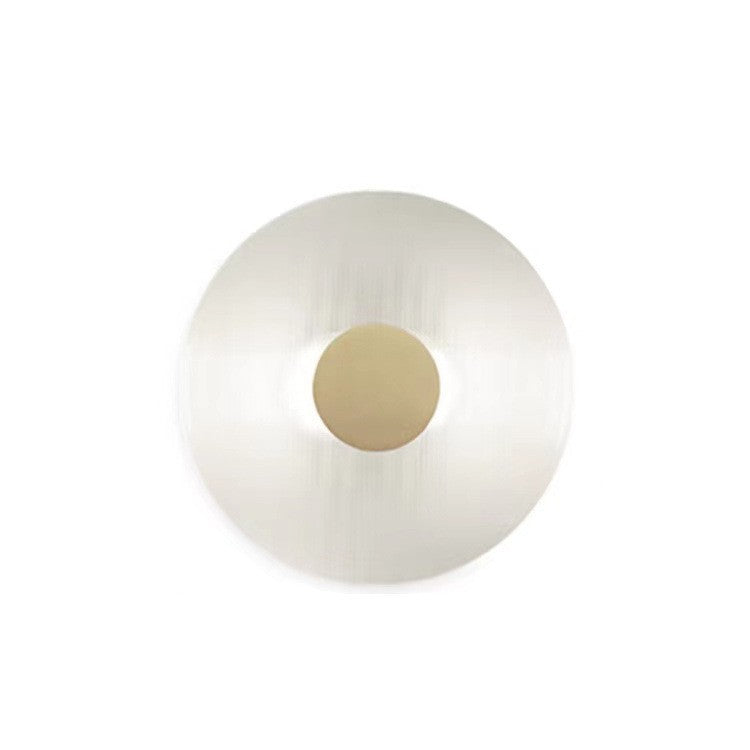 Contemporary Nordic Round Iron Glass LED Wall Sconce Lamp
