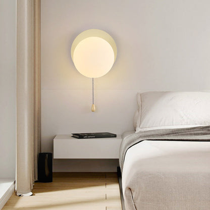 Scandinavian Globe Iron Glass 1-Light Wall Sconce Lamp