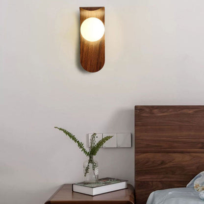 Nordic Globe Iron Glass 1-Light Wall Sconce Lamp