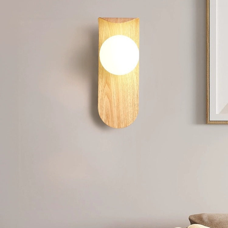 Nordic Globe Iron Glass 1-Light Wall Sconce Lamp