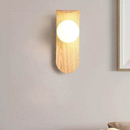 Nordic Globe Iron Glass 1-Light Wall Sconce Lamp