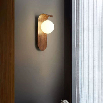 Nordic Globe Iron Glass 1-Light Wall Sconce Lamp