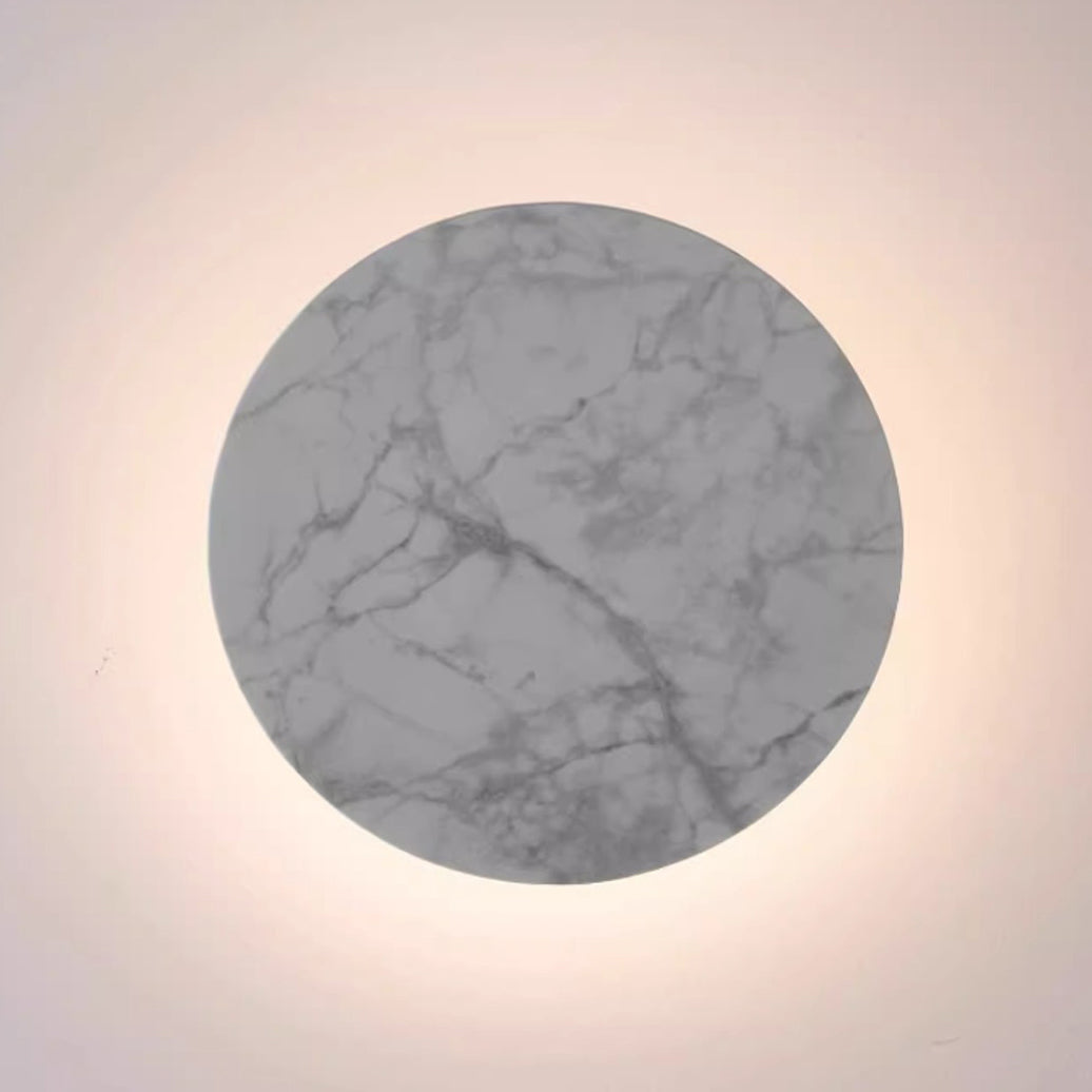 Rock Board Round Glacier Iron Acrylic LED Wall Sconce Lamp