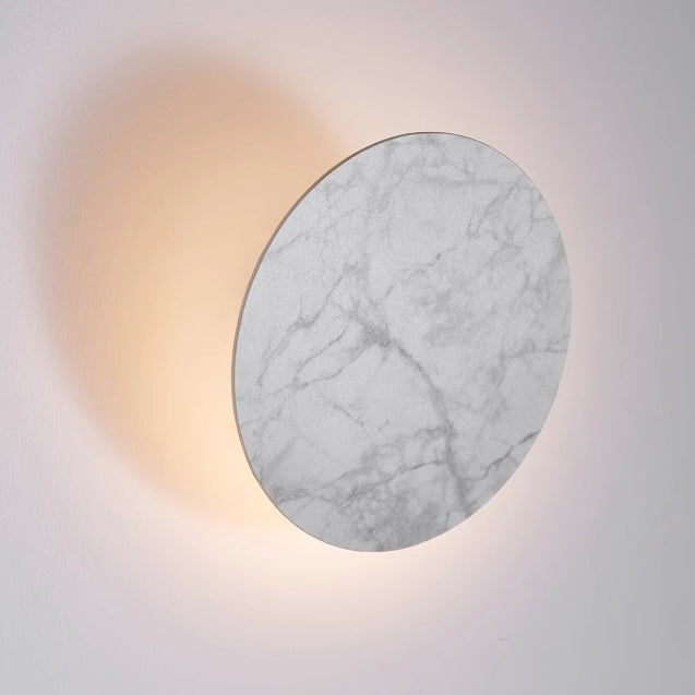 Rock Board Round Glacier Iron Acrylic LED Wall Sconce Lamp