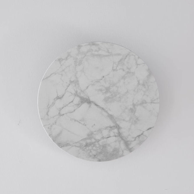 Rock Board Round Glacier Iron Acrylic LED Wall Sconce Lamp