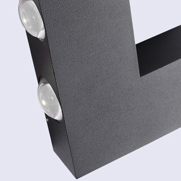 Simplicity V-Shape Aluminum Glass LED Wall Sconce Lamp