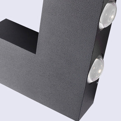 Simplicity V-Shape Aluminum Glass LED Wall Sconce Lamp