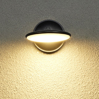 Rotatable Round Aluminum Acrylic LED Wall Sconce Lamp