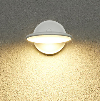 Rotatable Round Aluminum Acrylic LED Wall Sconce Lamp