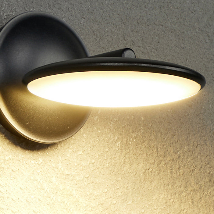 Rotatable Round Aluminum Acrylic LED Wall Sconce Lamp