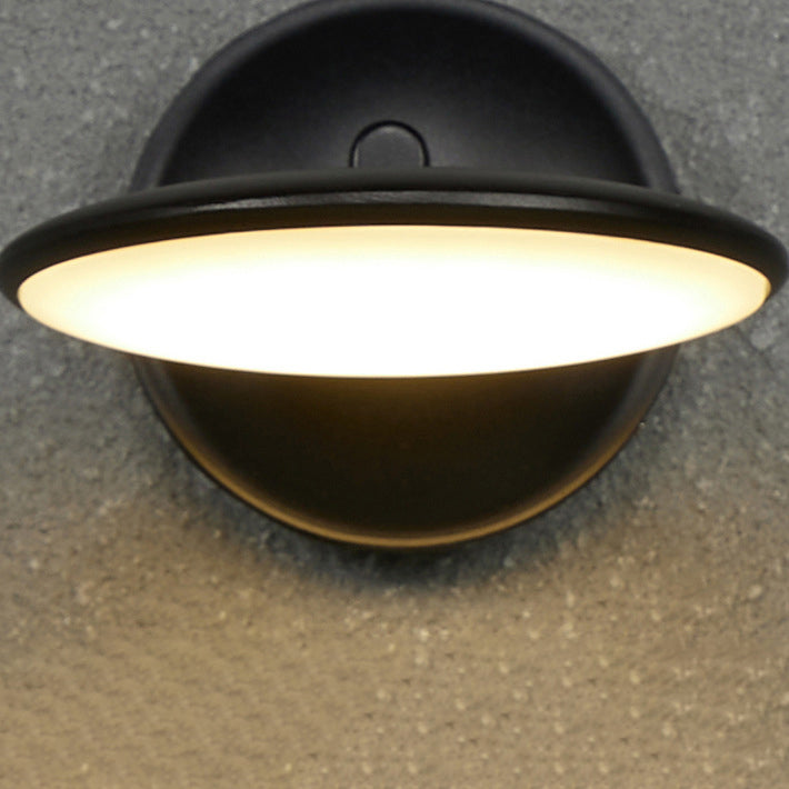 Rotatable Round Aluminum Acrylic LED Wall Sconce Lamp