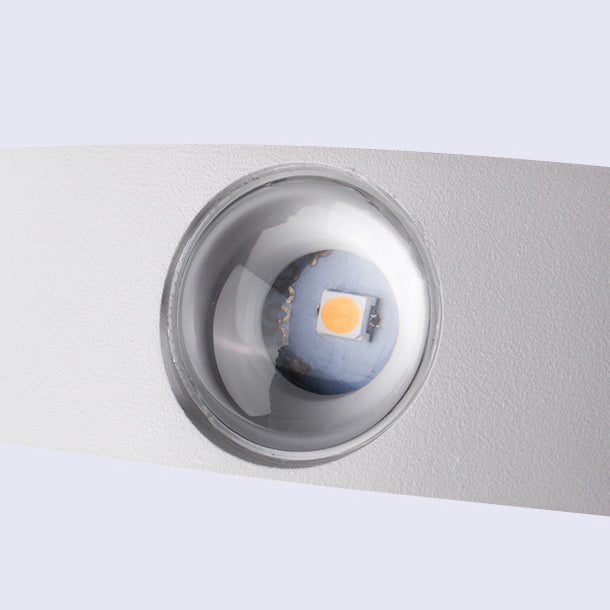 Simplicity Waterproof Aluminum Wave LED Wall Sconce Lamp