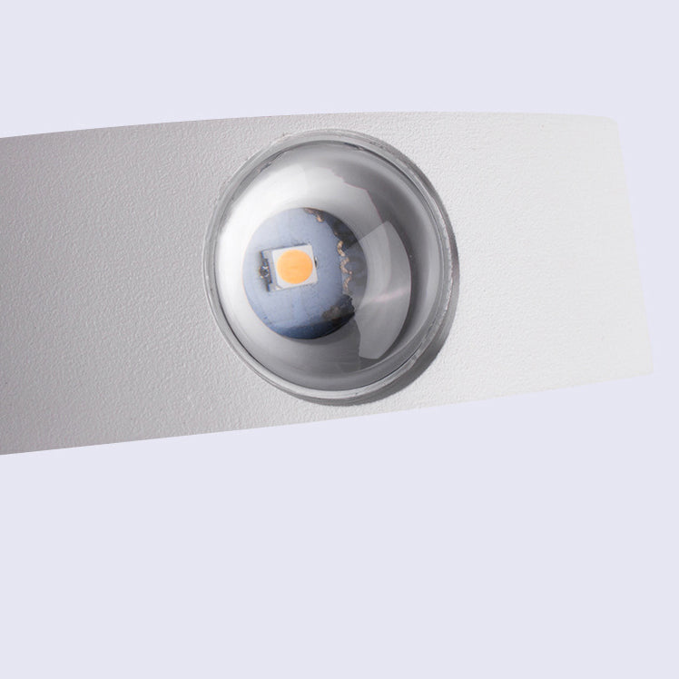 Simplicity Waterproof Aluminum Wave LED Wall Sconce Lamp