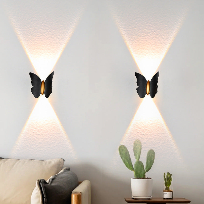 Butterfly Waterproof Aluminum LED Wall Sconce Lamp