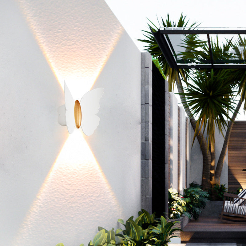 Butterfly Waterproof Aluminum LED Wall Sconce Lamp