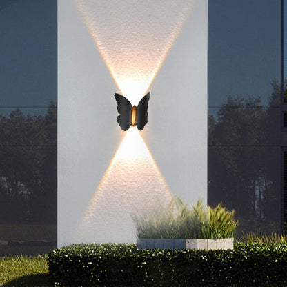 Butterfly Waterproof Aluminum LED Wall Sconce Lamp