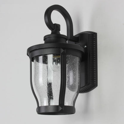 Waterproof Frosted Glass Aluminum 1-Light Wall Sconce Lamp
