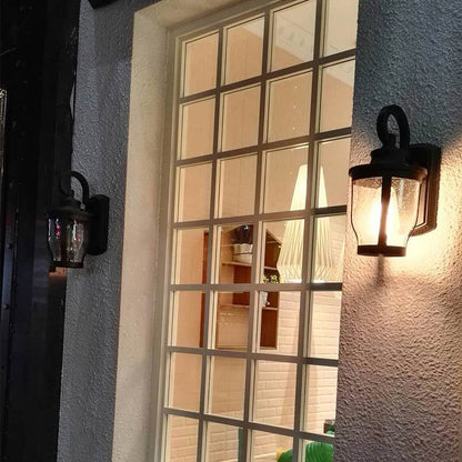 Waterproof Frosted Glass Aluminum 1-Light Wall Sconce Lamp