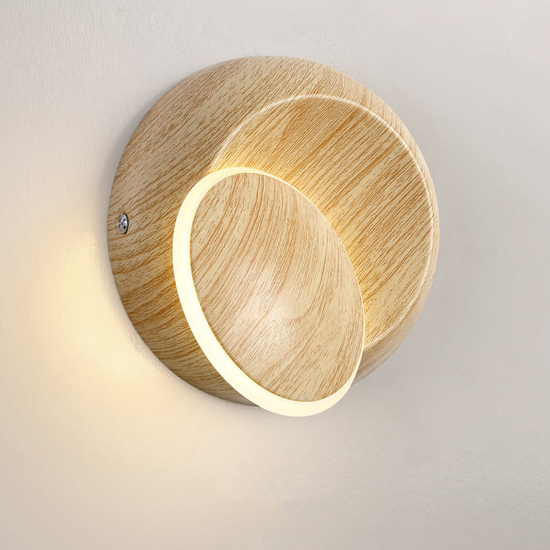 Rotatable Grain Iron Aluminum LED Kids Wall Sconce Lamp