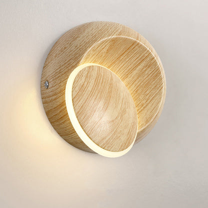 Rotatable Grain Iron Aluminum LED Kids Wall Sconce Lamp