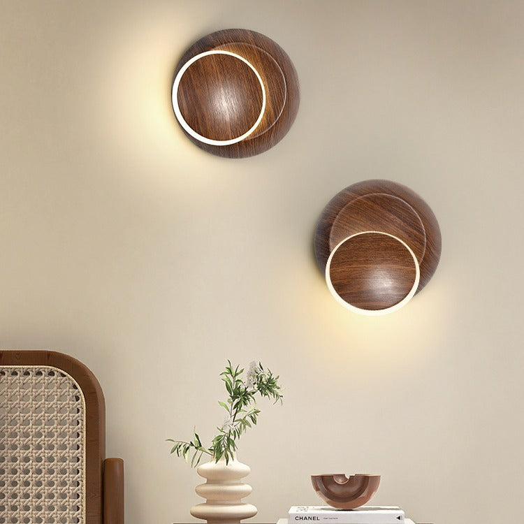 Rotatable Grain Iron Aluminum LED Kids Wall Sconce Lamp