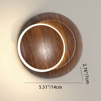 Rotatable Grain Iron Aluminum LED Kids Wall Sconce Lamp