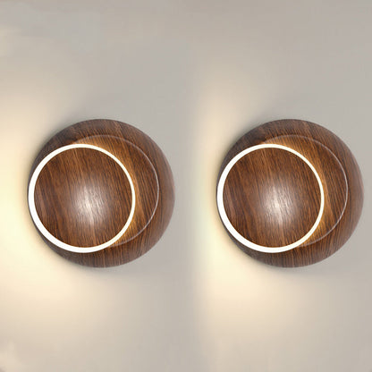 Rotatable Grain Iron Aluminum LED Kids Wall Sconce Lamp