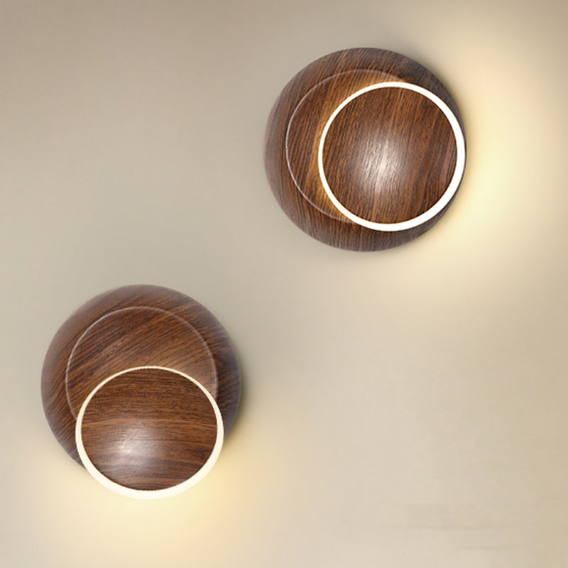 Rotatable Grain Iron Aluminum LED Kids Wall Sconce Lamp