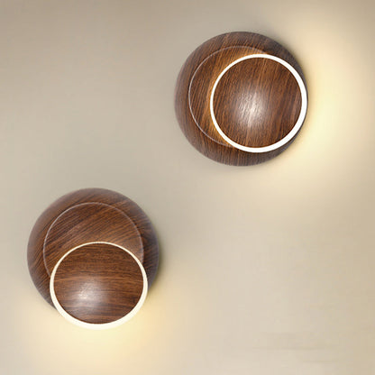 Rotatable Grain Iron Aluminum LED Kids Wall Sconce Lamp