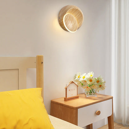 Rotatable Grain Iron Aluminum LED Kids Wall Sconce Lamp