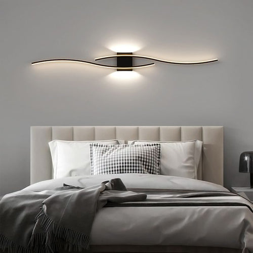 Geometric Long Strip Iron Acrylic LED Wall Sconce Lamp