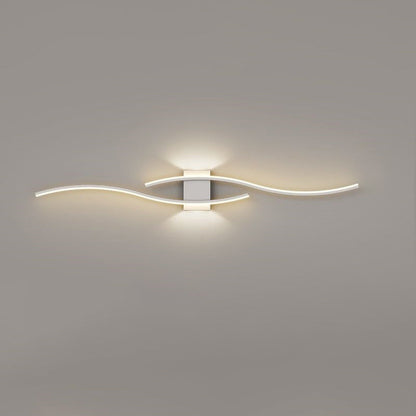 Geometric Long Strip Iron Acrylic LED Wall Sconce Lamp