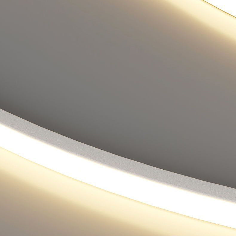 Geometric Long Strip Iron Acrylic LED Wall Sconce Lamp