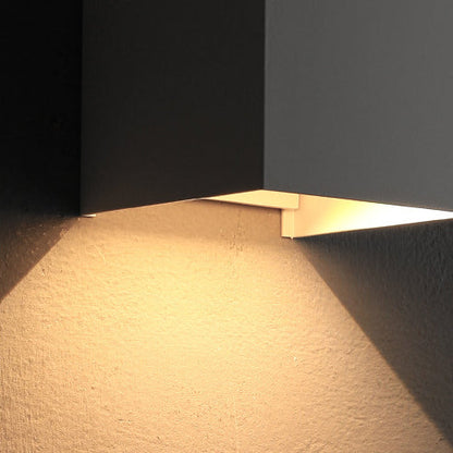 Waterproof Aluminum Glass Induction LED Wall Sconce Lamp