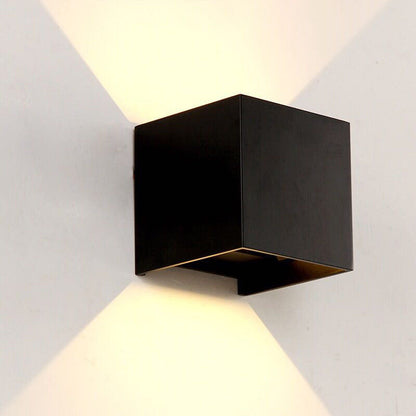 Waterproof Aluminum Glass Induction LED Wall Sconce Lamp