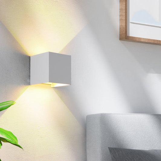 Waterproof Aluminum Glass Induction LED Wall Sconce Lamp