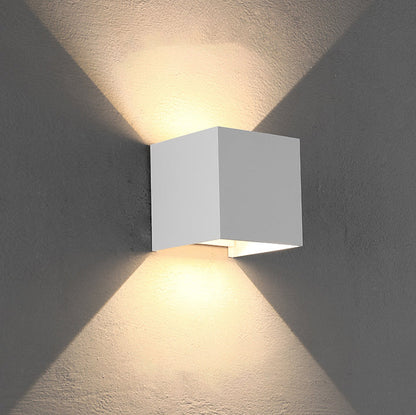Waterproof Aluminum Glass Induction LED Wall Sconce Lamp