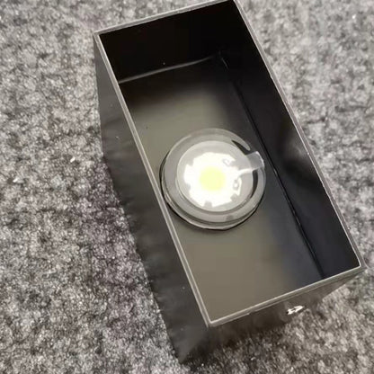 Waterproof Aluminum Glass Induction LED Wall Sconce Lamp