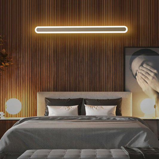 Rectangle Long Line Iron Acrylic LED Wall Sconce Lamp