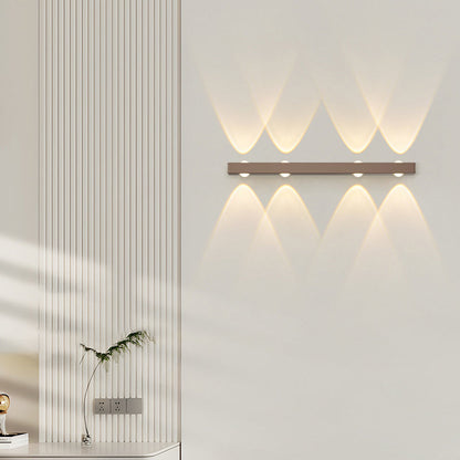 Minimalist Long Multi Lights Aluminum LED Wall Sconce Lamp