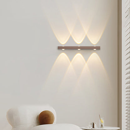 Minimalist Long Multi Lights Aluminum LED Wall Sconce Lamp