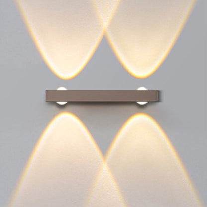 Minimalist Long Multi Lights Aluminum LED Wall Sconce Lamp