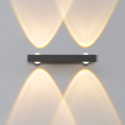 Minimalist Long Multi Lights Aluminum LED Wall Sconce Lamp