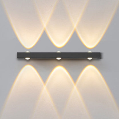 Minimalist Long Multi Lights Aluminum LED Wall Sconce Lamp