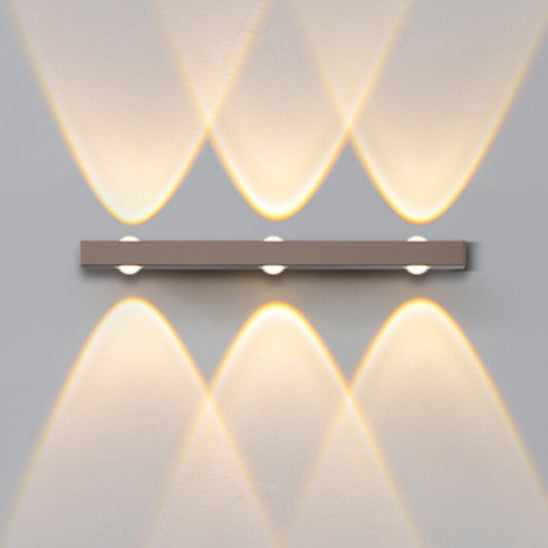Minimalist Long Multi Lights Aluminum LED Wall Sconce Lamp